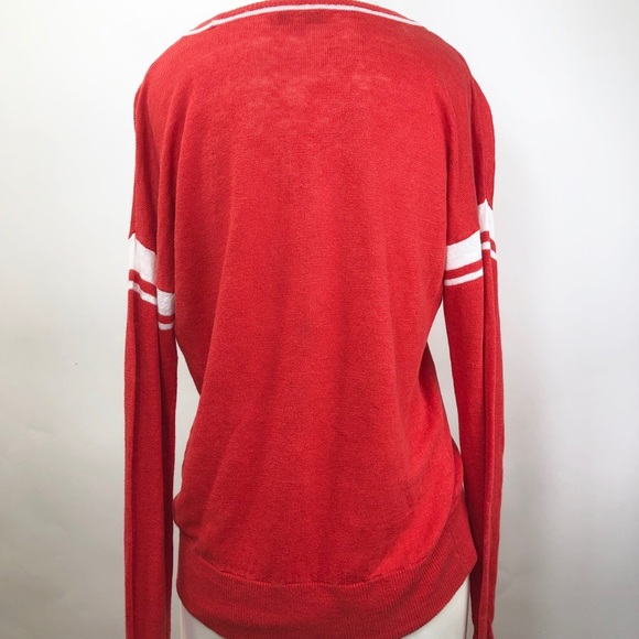 Madewell Rugby Arm Band Linen Sweater - Picture 2 of 4